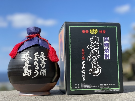 黒つぼ（長寿の酒）37度・1000ml・化粧箱入り